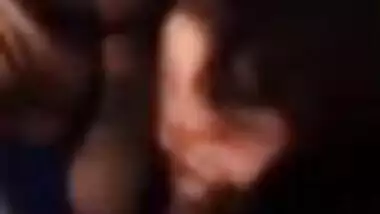 Punjabi girlfriend giving blowjob to bf