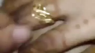 Shy Indian wife shows her beautiful boobs