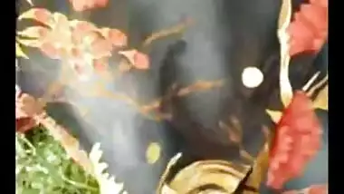 Hairy Desi Aunty Exposes her Choot Outside