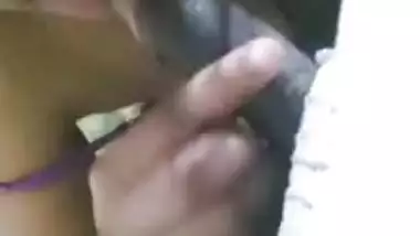 Lecherous Desi girl rides cock in reverse cowgirl after XXX blowing