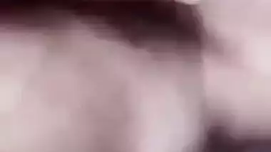 Young girl making video for lover
