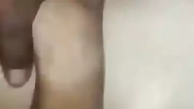 MMS video of XXX sized dick fucking teen Desi girl in mouth and pussy