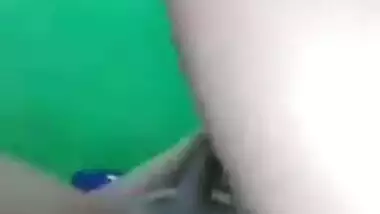 Desi performs XXX cock-riding in bed bouncing small breasts on camera