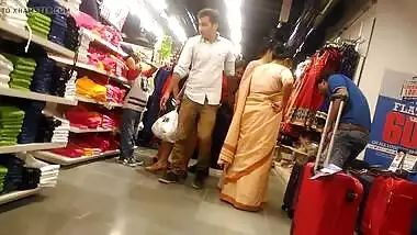 Mini skirt in mall