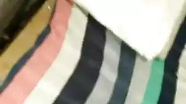 Girl is Desi and man tries to kiss her XXX lips in camera in bed
