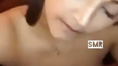 Beautiful Indian college girl blowjob and cum eat with hindi