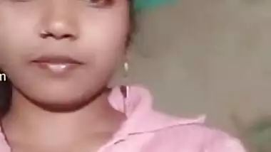 Today Exclusive- Desi Village Girl Showing Her Boobs And Pussy Part 3