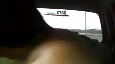 Indian sex clip of a legal age teenager pair enjoying outdoor sex in his car