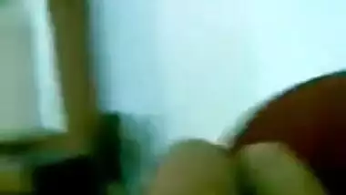 Hot young amateur Desi babe on the couch with her man