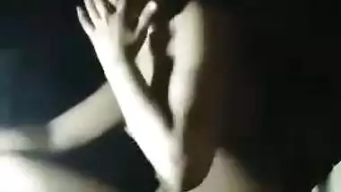 Naughty girl showing her bald pussy for lover