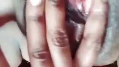 Beautiful girl showing her small boobs pussy