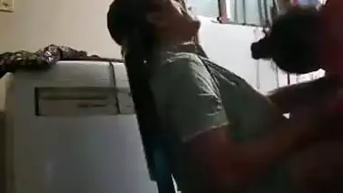 Threesome sex video of a son and father fucking a whore