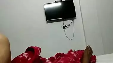 Indian old man with a young girl