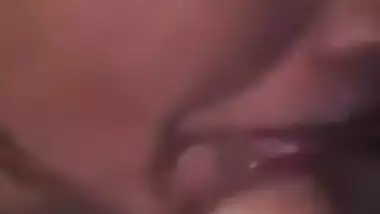 Desi closeup blowjob