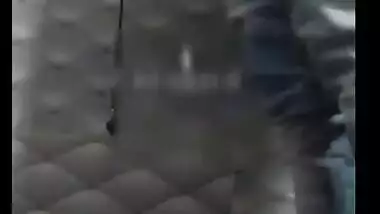 Cute Desi Girl Bathing On VIdeo Call