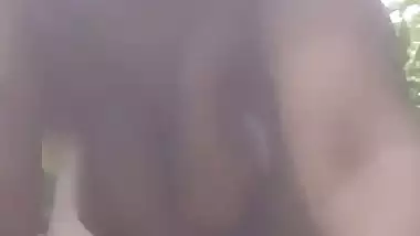 Big boob lady enjoys desi outdoor sex with a gardener